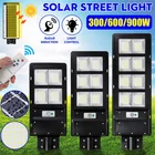 Настенный светильник с радаром, 300 Вт, 600 Вт, 900 Вт, IP65, светодиодный уличный фонарь на солнечной батарее