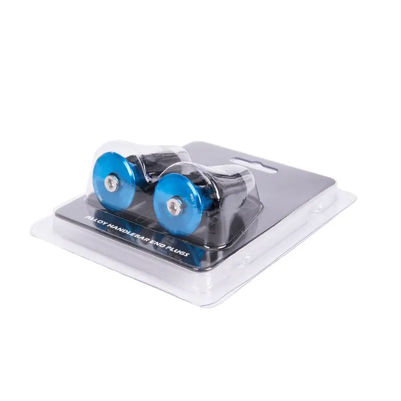 

A pair of bicycles plug aluminum alloy handlebar plug anode color 24MM