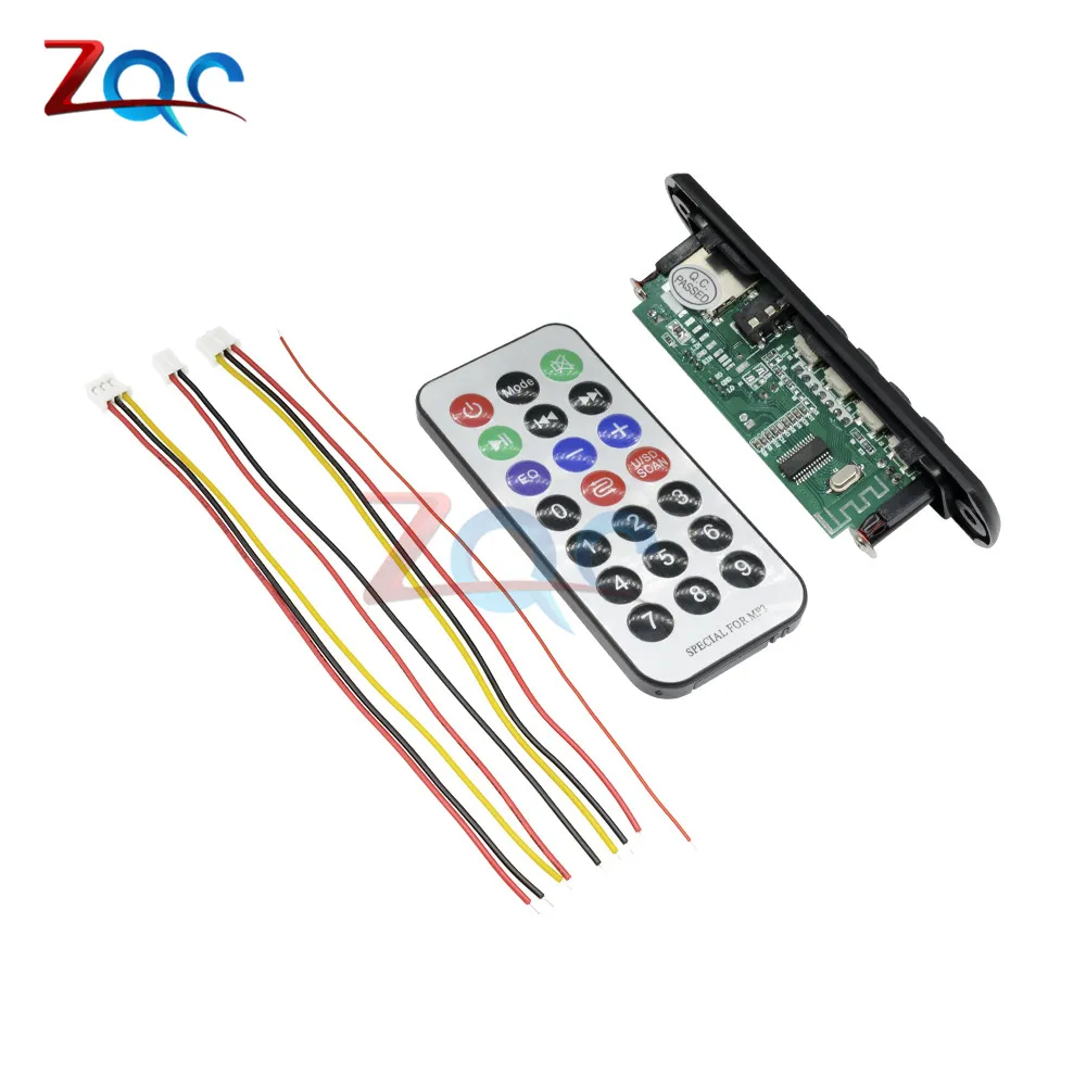 Автомобильный USB Bluetooth аудио модуль 5 в 12 В беспроводной 4 1 MP3 WMA декодер FM Aux радио |