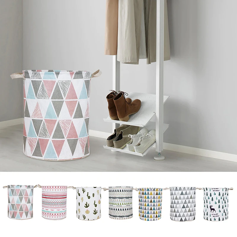 

Clothing Laundry Basket Folding Sundries Dirty Clothes Quilt Bucket Large Capacity Children Toys Storage Bag Wardrobe Organizer
