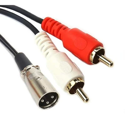 3 м RCA линия красная и белая головка 2rca революция в общественную аудиолинию