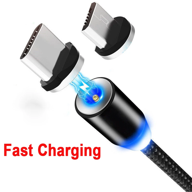 Мобильный телефон магнитный кабель для Xiaomi быстрая зарядка Micro USB Type C Samsung Andorid |