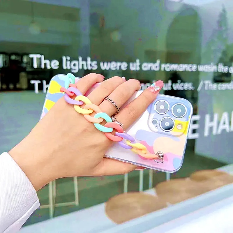 smiley rainbow chain rope square soft silicone phone case for xiaomi mi poco x2 f3 nfc f2 m3 pro 11i 11 ultra 11t 10t lite cover free global shipping
