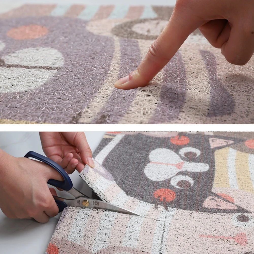 

60x90cm Doormat Super Soft Flannel Carpet For Kitchen Bedroom Non-Slip Decor Classic Game Colorful Cartoon Floor Door Mat