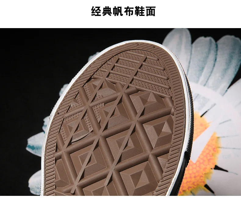 Высокие кроссовки Индивидуальная парусиновая обувь с вышивкой на грязной