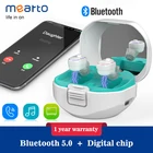 Перезаряжаемые цифровые беспроводные слуховые аппараты с Bluetooth 4-канальный портативный мини-усилитель звука