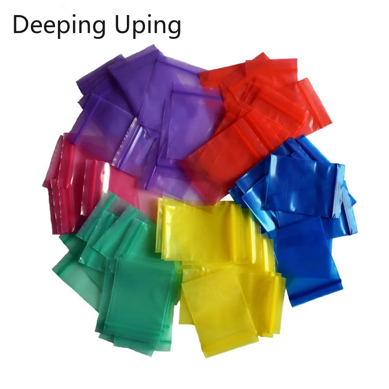 100 шт. пластиковые пакеты с замком молнией|Целлофановые и пакеты| |