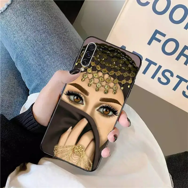 

beautiful girl Islam woman Phone Case For Samsung galaxy S 9 10 20 A 10 21 30 31 40 50 51 71 s note 20 j 4 2018 plus