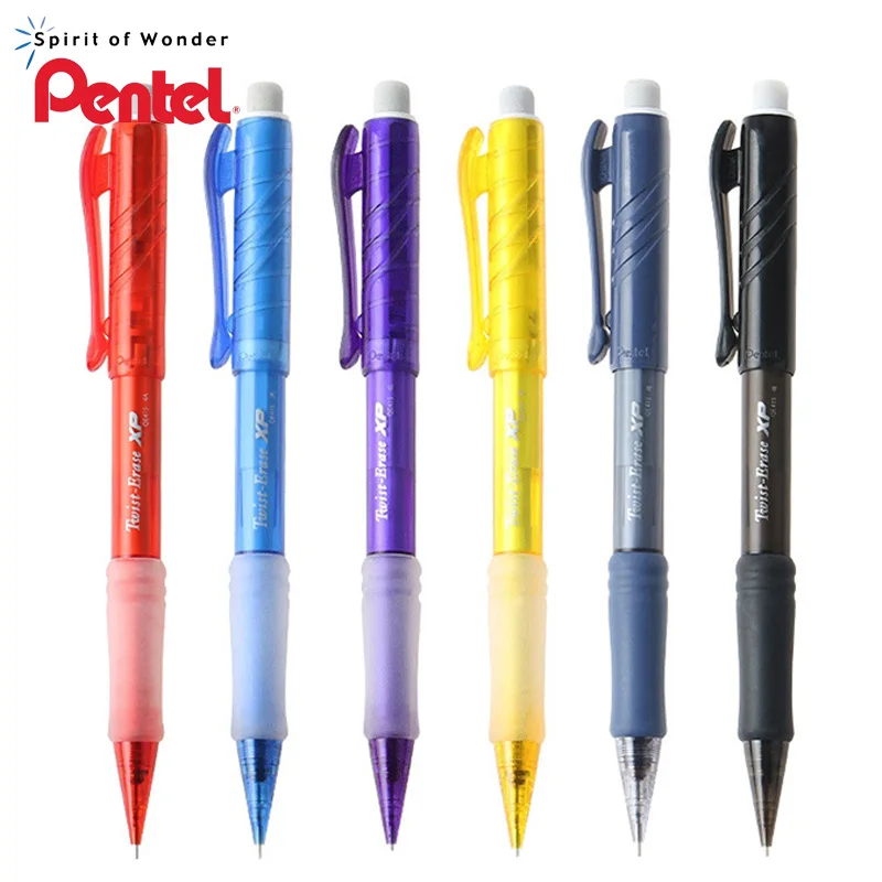 

3PCS Pentel Mechanical Pencil QE415 with Rotating Eraser Mechanical Pencil Student Writing Drawing Stationery 0.5MM