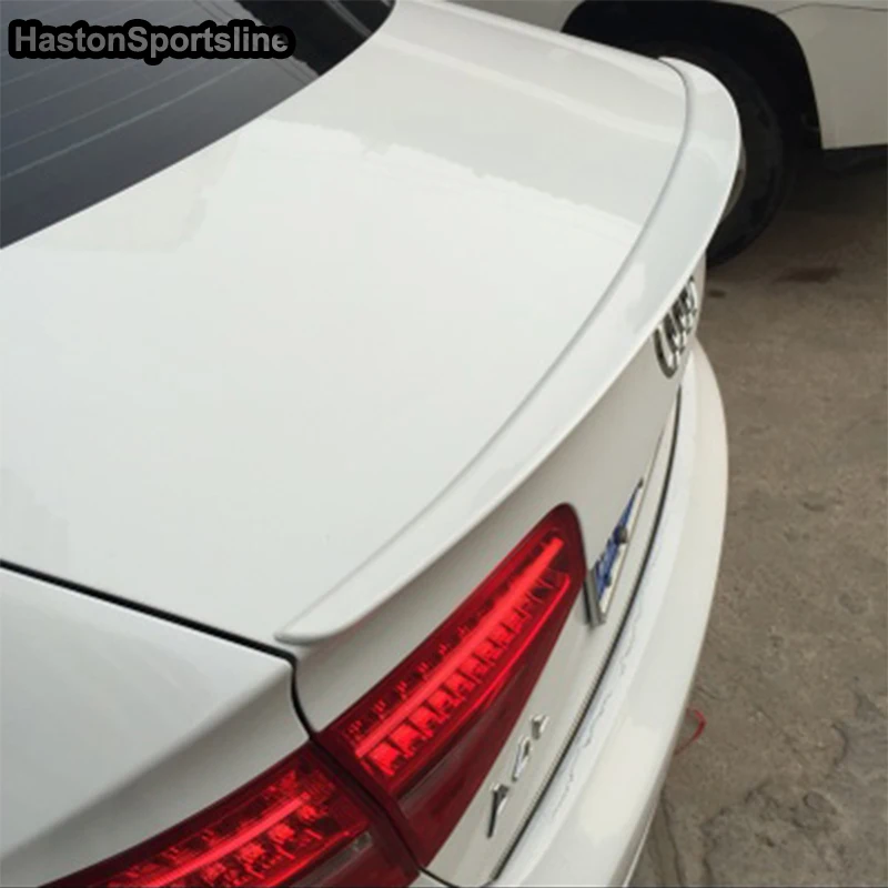 О4 S4 Стиль Неокрашенный ABS спойлер на задний багажник крыло для Audi A4 B9 Sedan 2013 ~ 2015