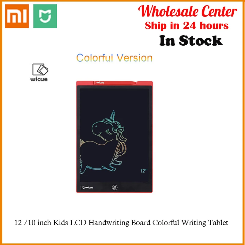 В наличии ЖК дисплей почерк доска Красочные Письма планшет Xiaomi Wicue 12/10 дюймов