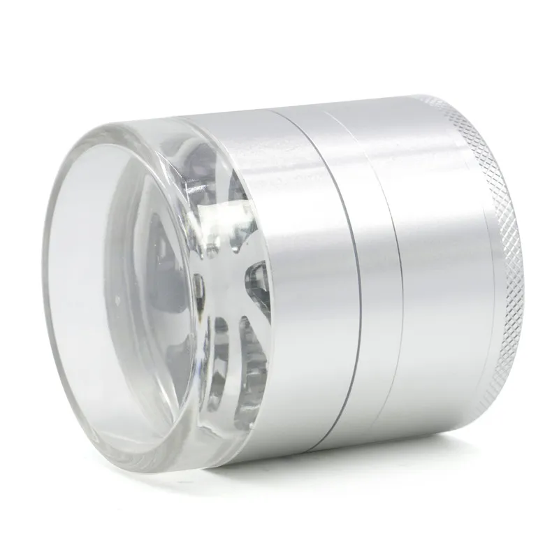 Five-layer Aluminum Alloy Transparent Cover Petal Fan Smoke Generator Weed Grinder Accessories | Дом и сад