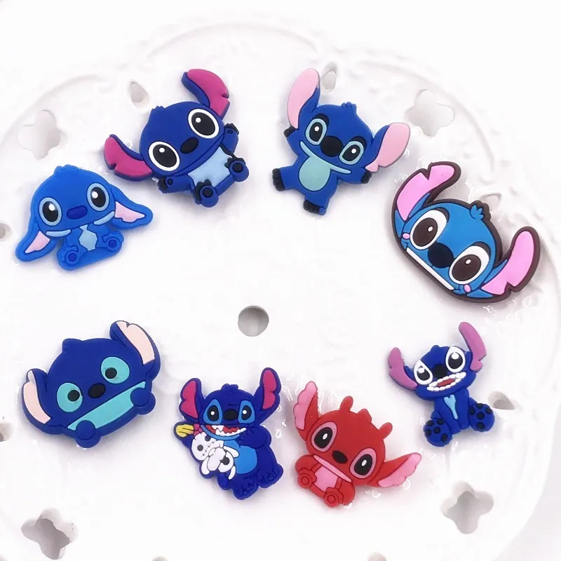 1 шт. Мультяшные Лило и Ститч длинные ушки монстры ПВХ куклы этикетки булавки для