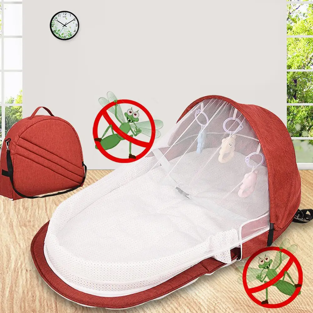 Kidlove портативная детская кровать многофункциональная кроватка модная Мумия сумка дорожная детская цирб с солнцезащитным козырьком и москитным покрытием сумка для хранения