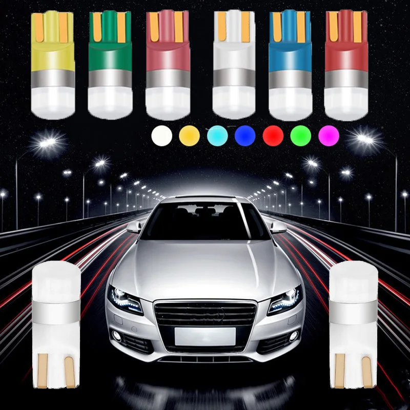 Габаритные фонари для автомобиля T10 W5W Светодиодный лампа чтения 3030 SMD крышка