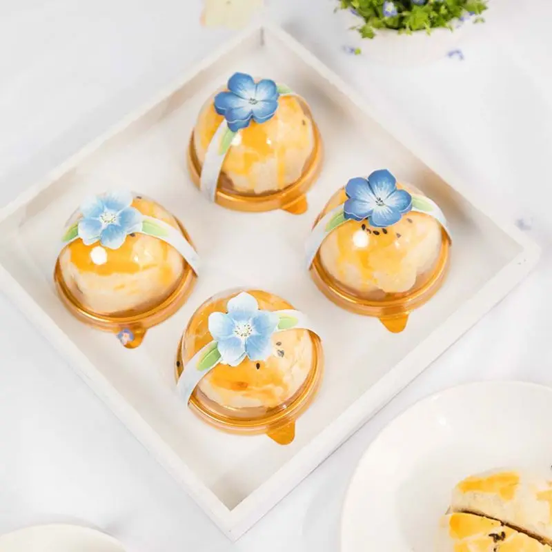 100 шт цветок яичный желток хрустящий кондитерский уплотнитель наклейка полоса