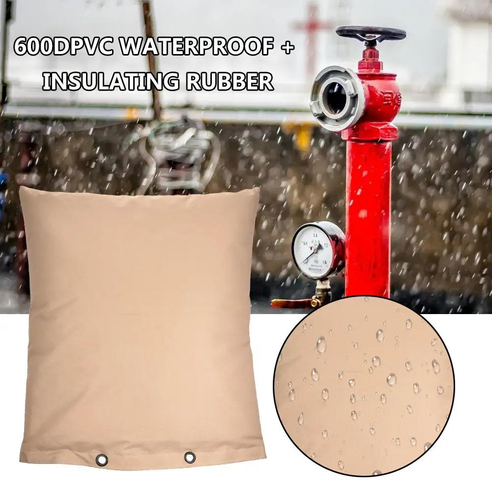 

Faucet Pipe Insulation Antifreeze Cover Insulated Pouch Faucet Protector For Outdoors