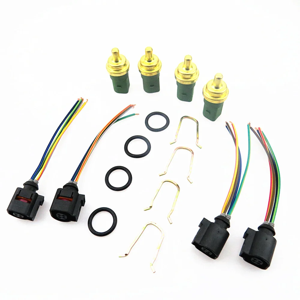 

SCJYRXS 4 Set Plug Coolant Temperature Sensor For A3 A4 A6 S5 S6 S8 TT Ibiza Beetle Passat B5 MK4 059 919 501A 4B0 973 712