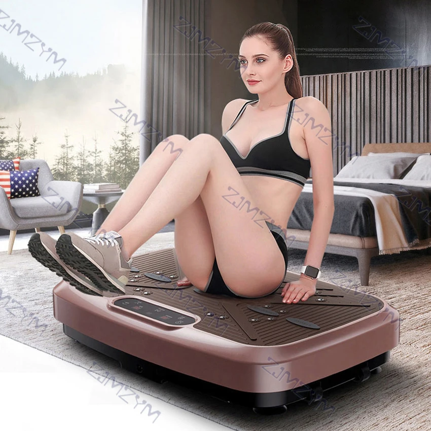 Тренажер для фитнеса тонкая вибрационная платформа устройство сжигания жира и