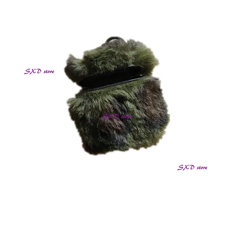 

Fall and winter Plush leopard apple airpods1 / 2 universal Bluetooth wireless headset protector