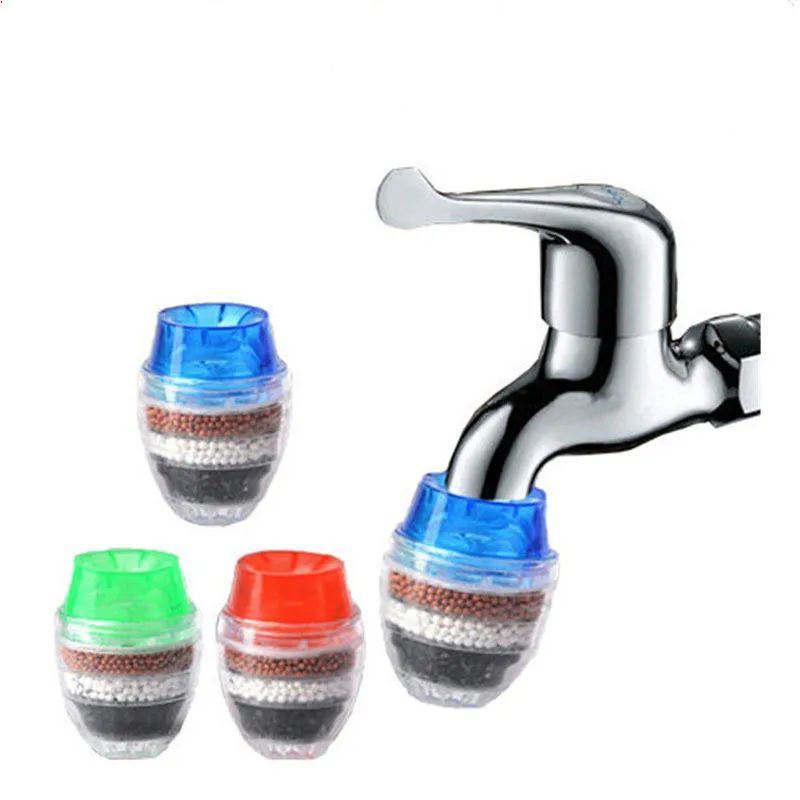 

1 шт 5 слоев кран мини-водопроводная вода чистая фильтра с активированным углем для очистки фильтрации картридж угольный фильтр для воды быт...