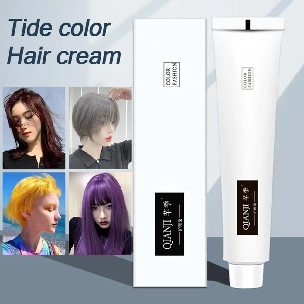 

2021 профессиональный шампунь для окрашивания волос «русалка», мягкое и постоянное безопасное окрашивание всех 10 цветов краски для волос, 100 ...