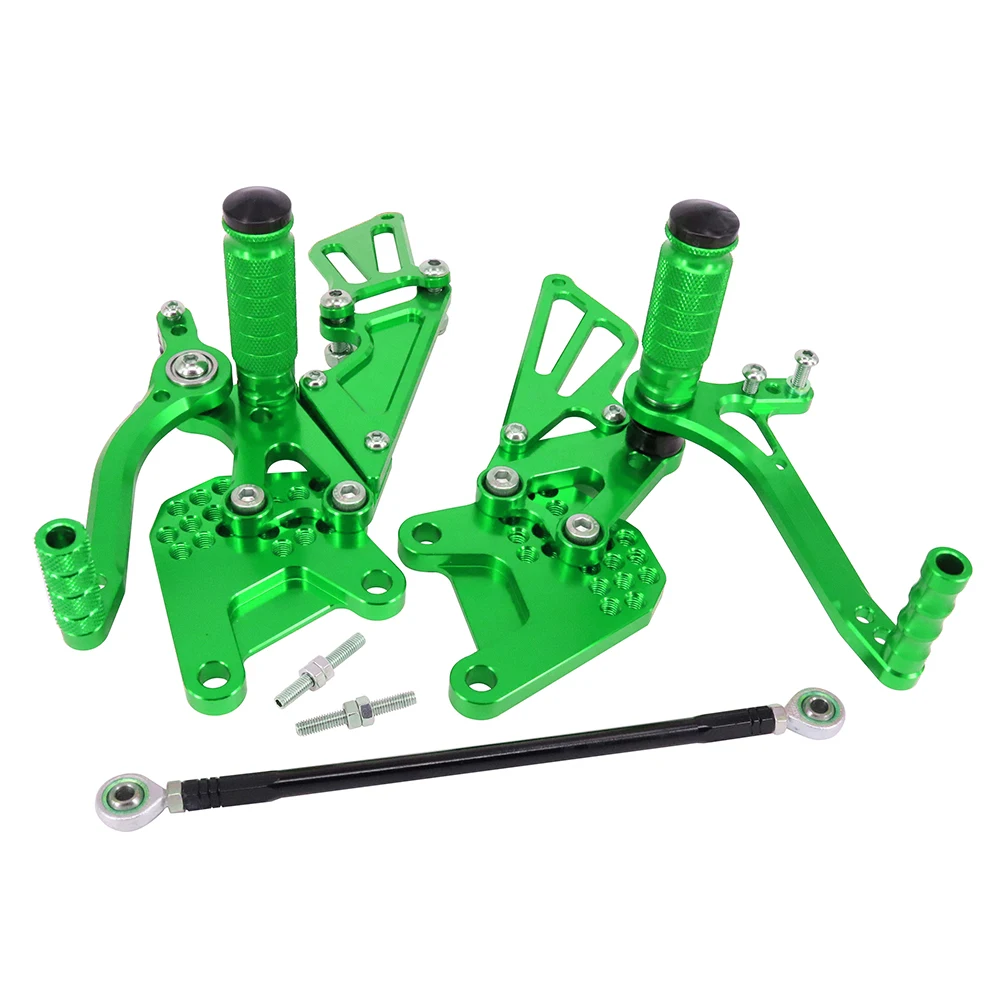 Мотоцикл с ЧПУ Регулируемый заготовка подножки подножек педали для Kawasaki ZX-10R ZX 10R