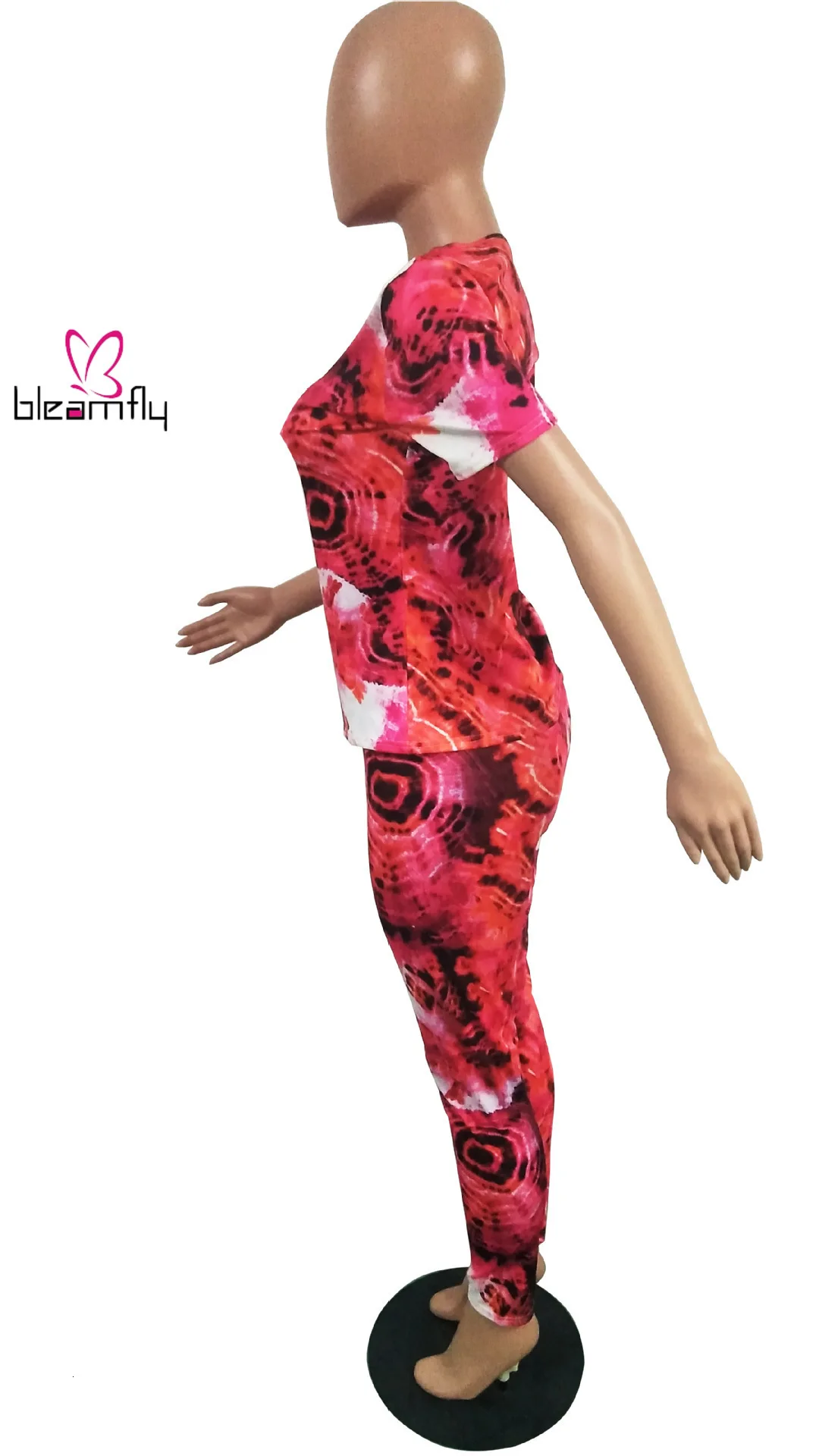 2019 женский осенний Новый комплект из двух предметов: футболка с принтом и