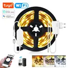 CCT WIFI светодиодный ленточный светильник Tuya Smart Dimmable светодиодный светильник s 5 м DC12V совместим с Amazon Alexa ,Echo ,Google Home 2800k-6500k