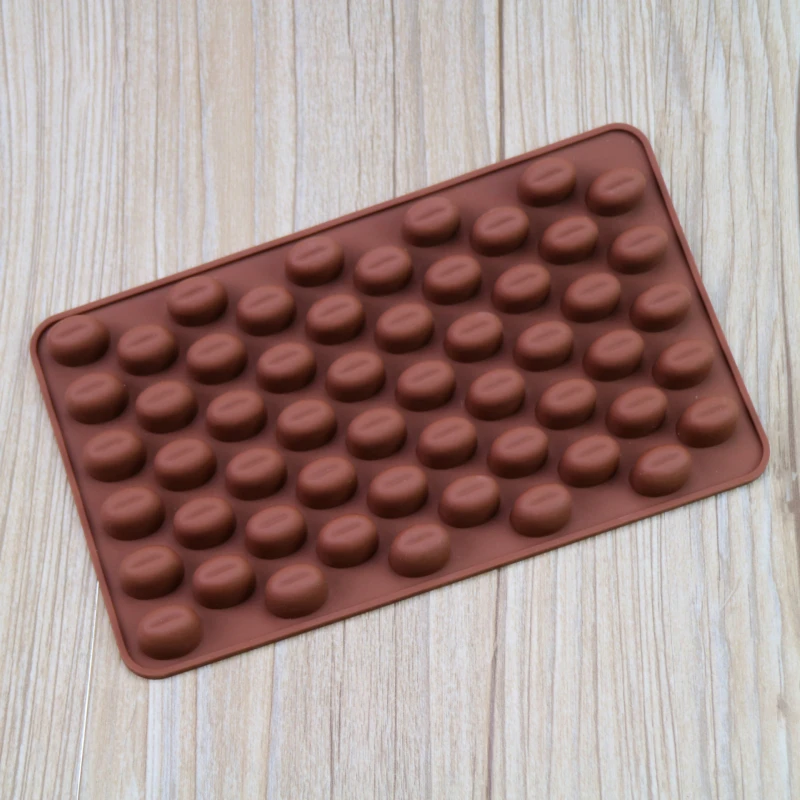 1 шт. мини форма кофейных зерен силиконовая для шоколада льда конфет инструменты