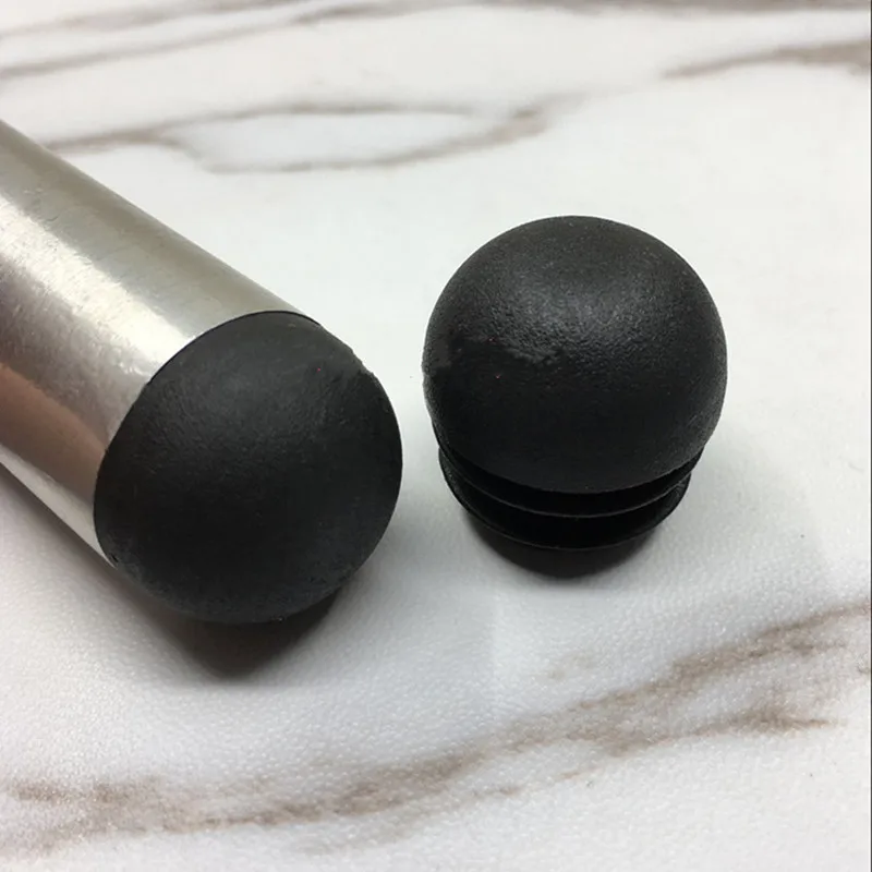 10 шт. Пластик Сталь трубы концевые заглушки Кепки с фокусным расстоянием 25 мм