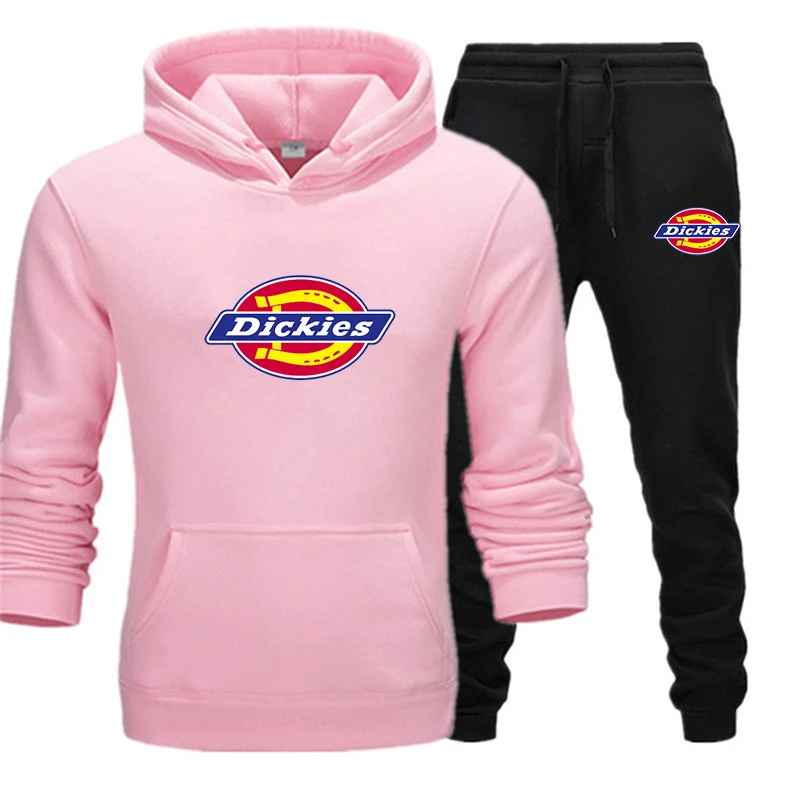 

Fashion Mens Clothing Pullovers Sweater Cotton Men Tracksuits Hoodie Two Pieces + Pants Sports Shirts Fall Winter Track suit