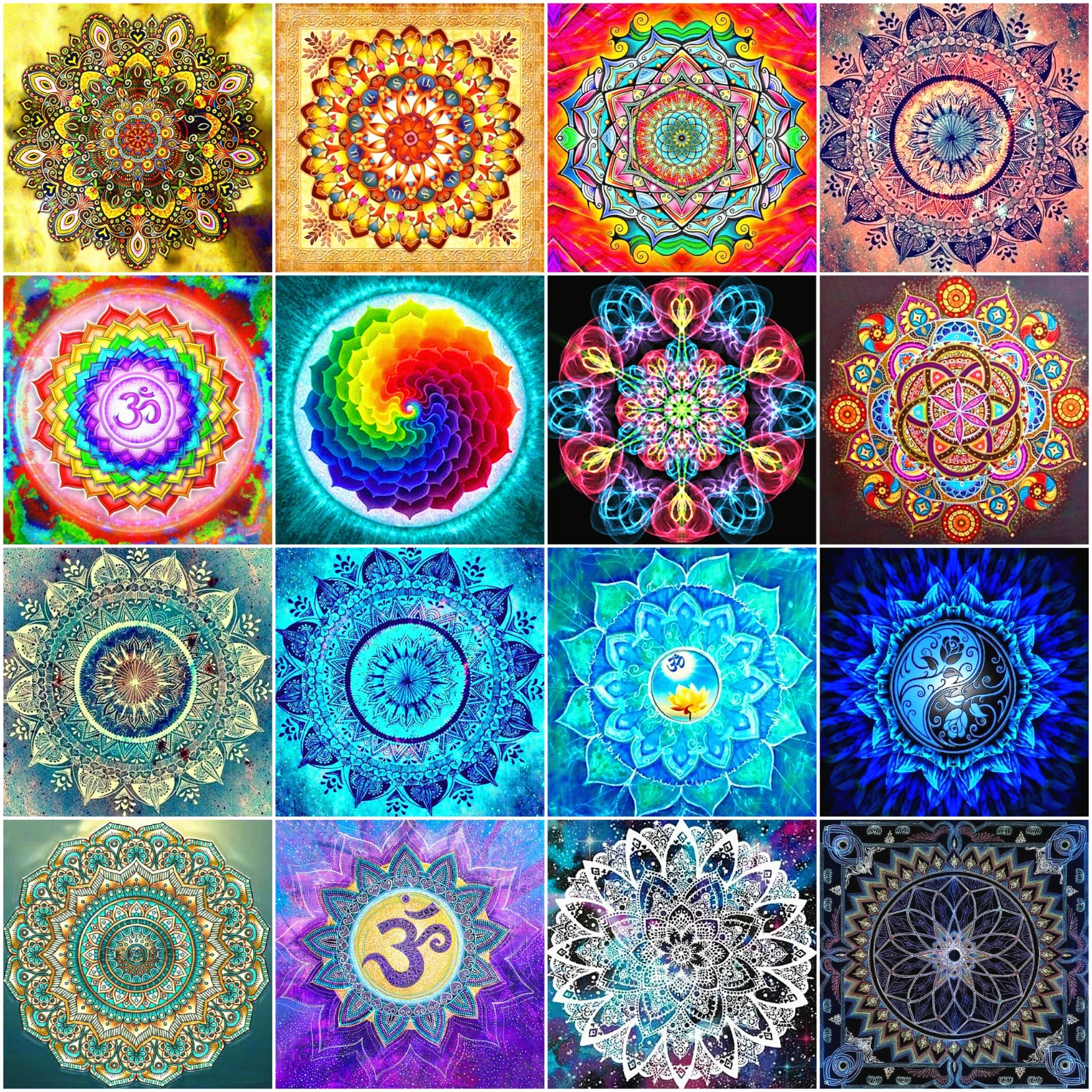 

AZQSD полный дрель алмазов картина Мандала вышивка крестом, алмазная вышивка Цветочная мозаика Стразы домашний декор