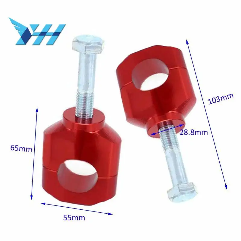 

Motorcycle 11/8" 28mm HandleBar Fat Bar Mount Clamp Riser For Honda CRF250R CRF250X 04-14 CRF450R CRF450X 02-14 CR125 CR250