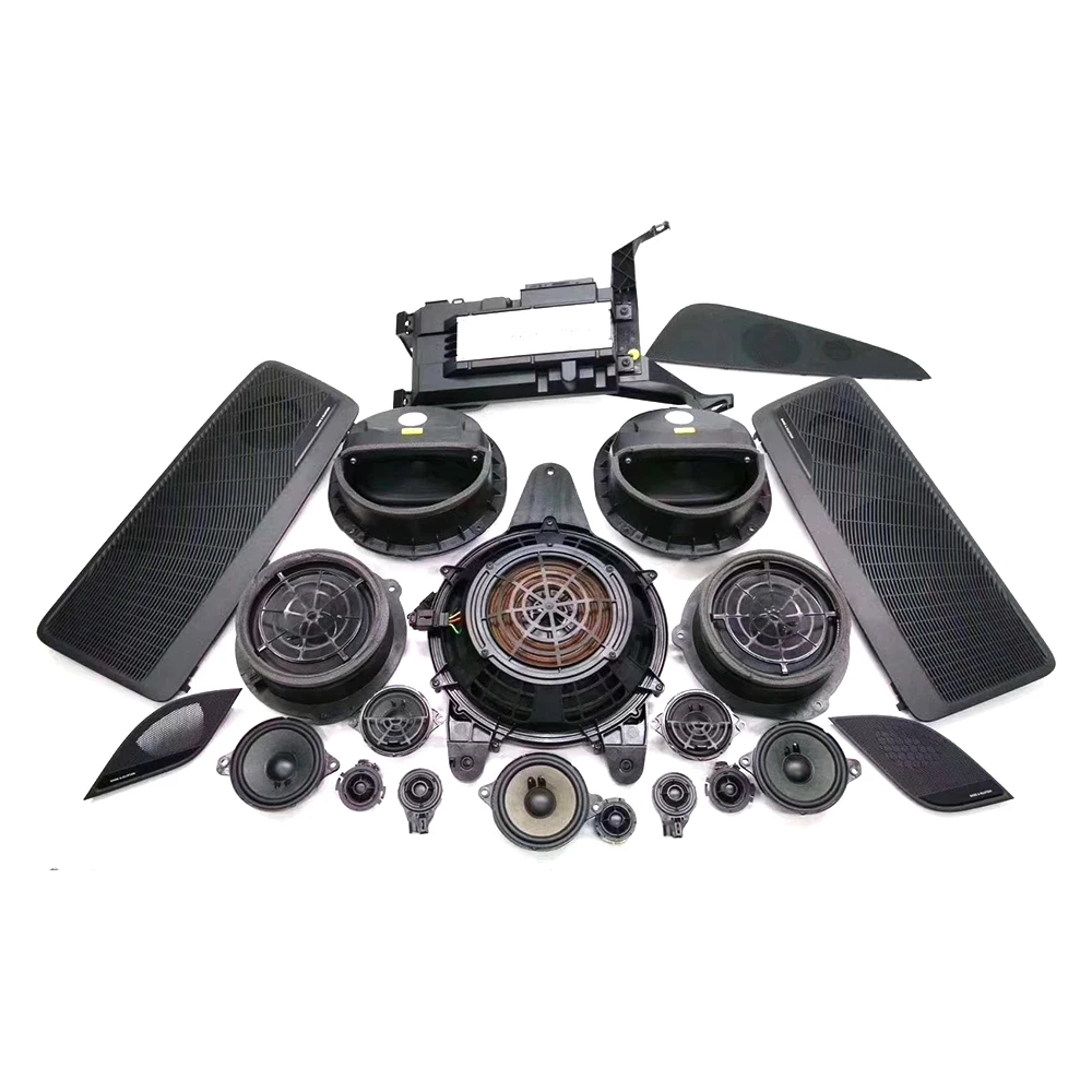 

Комплект для обновления автомобильной аудиосистемы для Audi серии A4L, передних и задних твитеров и крышек, сабвуферный усилитель мощности Сре...