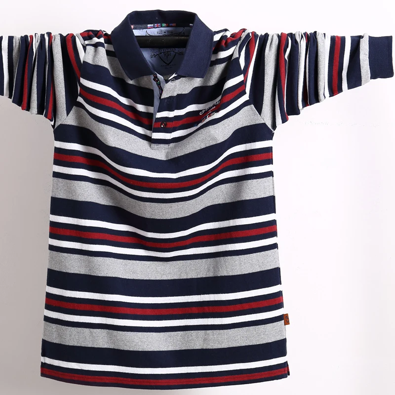 Рубашка-поло мужская с отложным воротником х/б | Мужская одежда