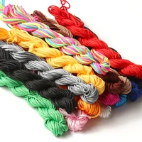 15 colors 1 01 5mm nylon cord thread chinese knot macrame rattai braided string diy for jewelry making braceletnecklace 22m