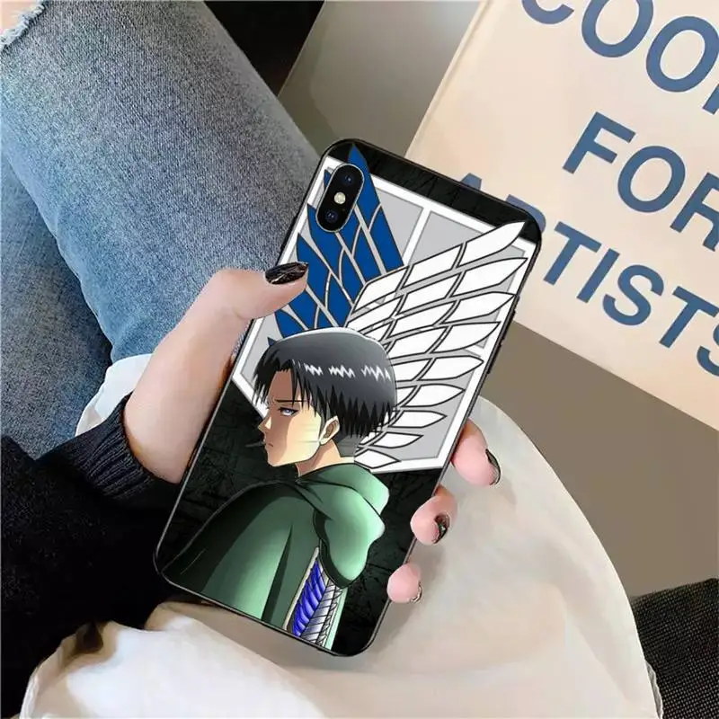 

Anime Japanese attack on Titan Phone Case for iPhone 11 12 pro XS MAX 8 7 6 6S Plus X 5S SE 2020 XR mini