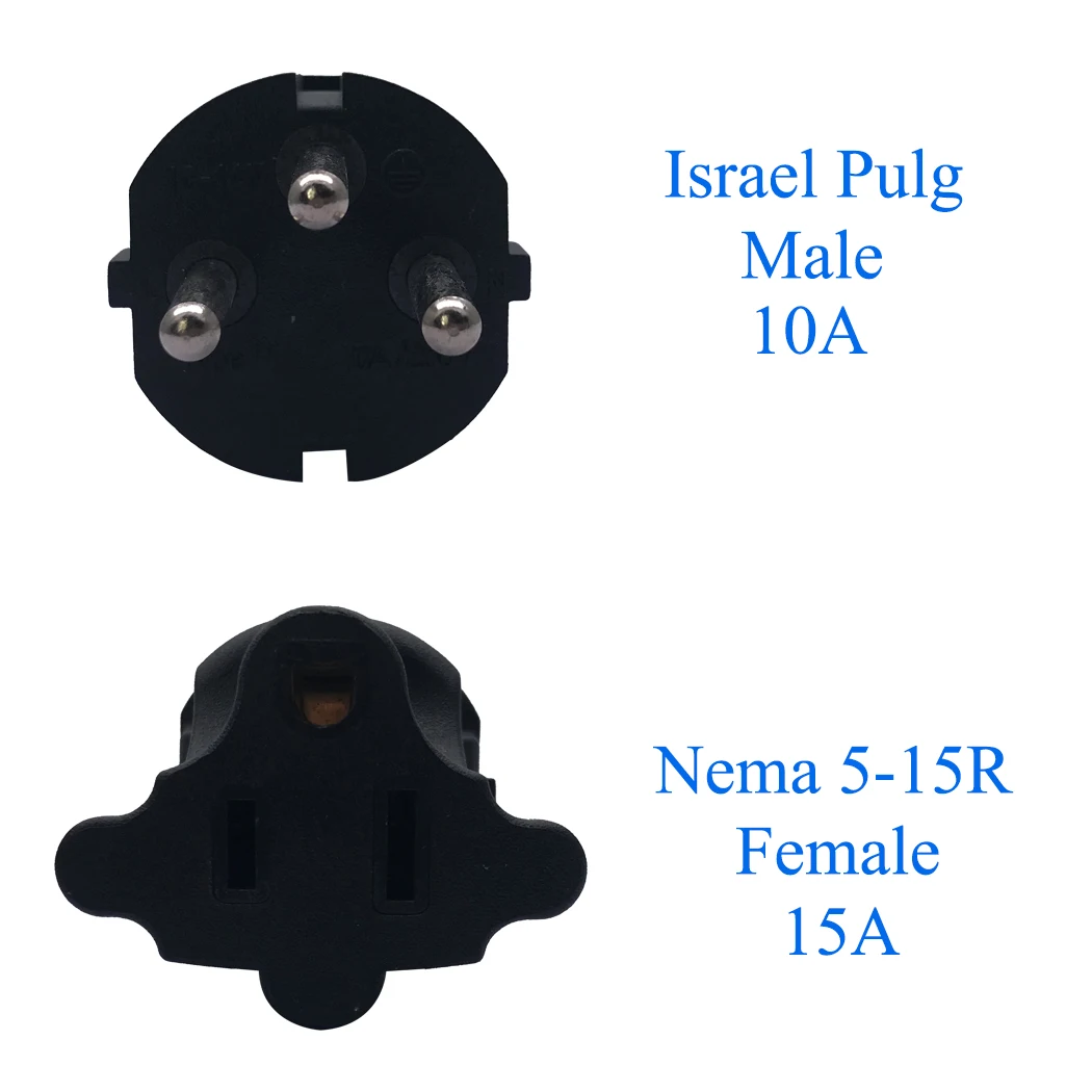 JORINDO Israeli male to American standard female power converter 5-15R | Electrical Socket &amp Plugs Adaptors