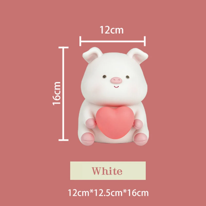 Kawaii Led любящее Копилка виниловые экономия денег коробка светится в темноте