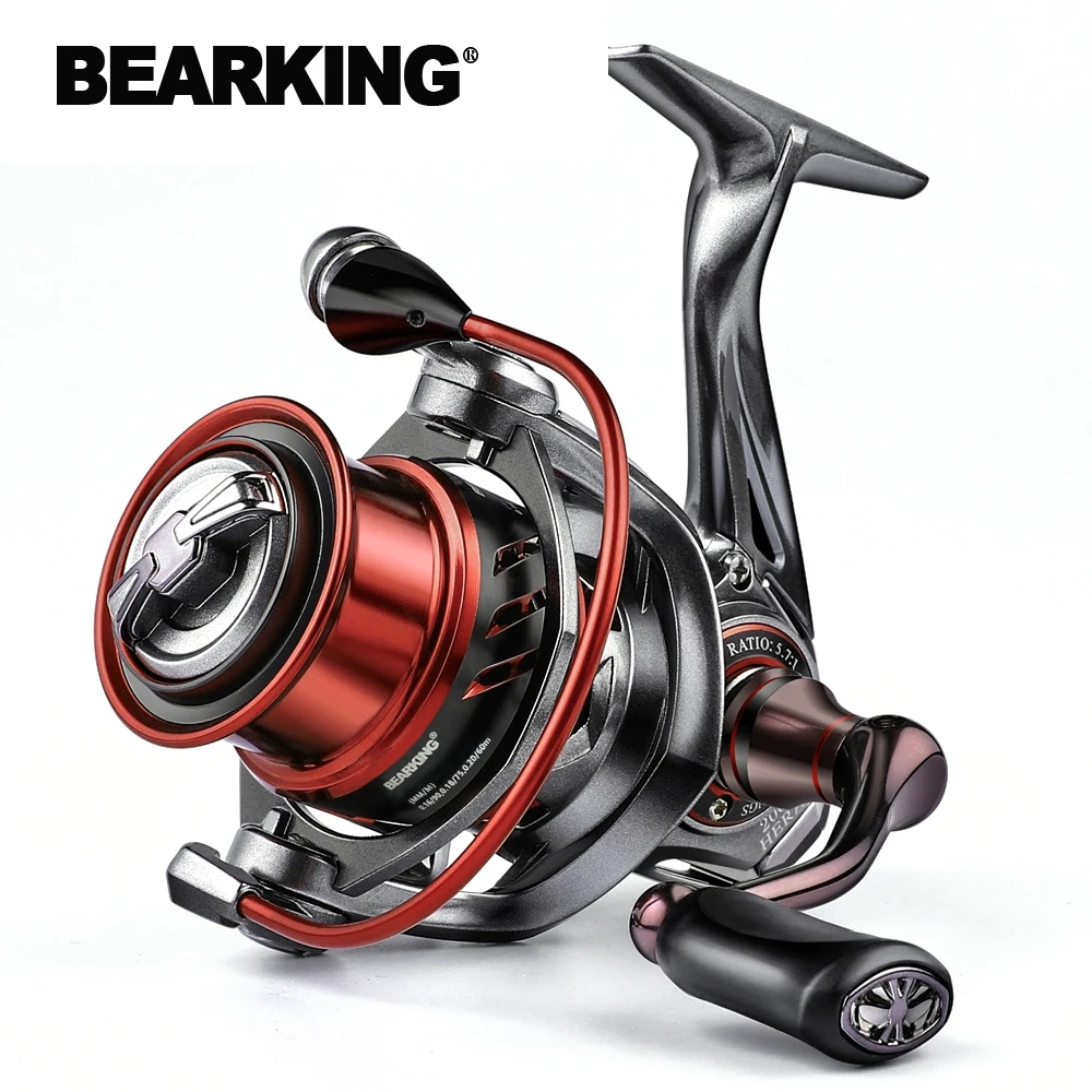 

BEARKING Brand HERA series 9BB Stainless steel bearing 5.7:1 Fishing Reel Drag System 7Kg Max Power Spinning Wheel Fishing Coil