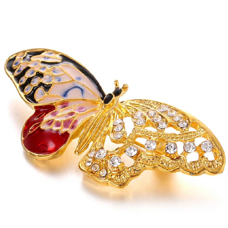 

Rhinestone Brooches for Women Butterfly Brooch Fashion Jewelry Gift Women Cute Crystal Butterfly Enamel Pin