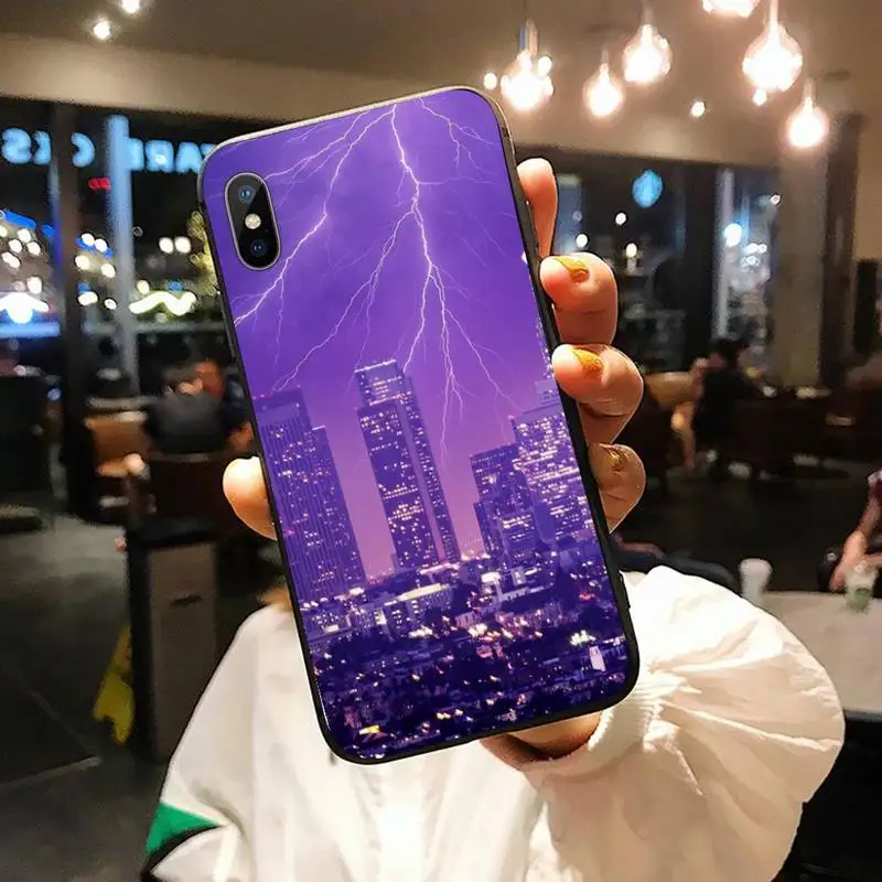 

infinity on Purple pattern Anti-fall cover Phone Case for iPhone 11 12 pro XS MAX 8 7 6 6S Plus X 5S SE 2020 XR