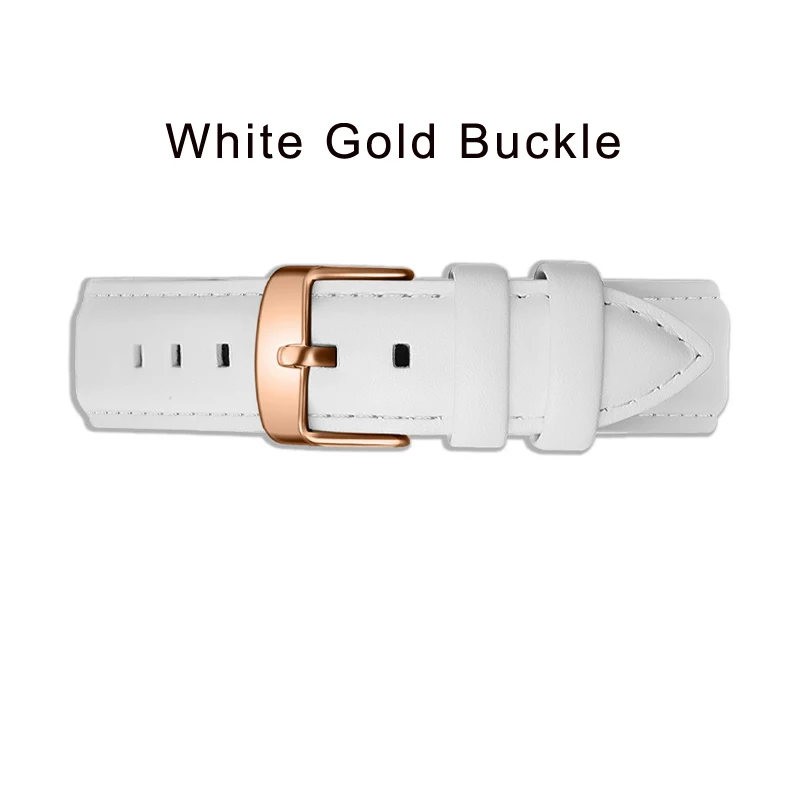 Watch Strap Brown With Rose Gold Clasp Watchband 14mm 18mm 20mm For DW Daniel Wellington Watch Band