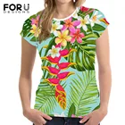 Женская футболка с коротким рукавом и цветочным принтом, в стиле Харадзюку