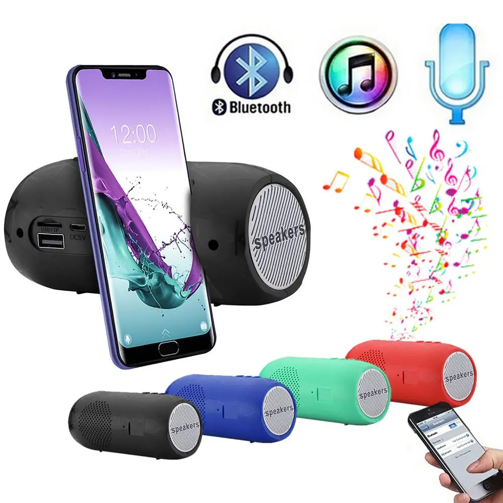 Новая портативная беспроводная Bluetooth Колонка стерео звуковая панель TF FM радио