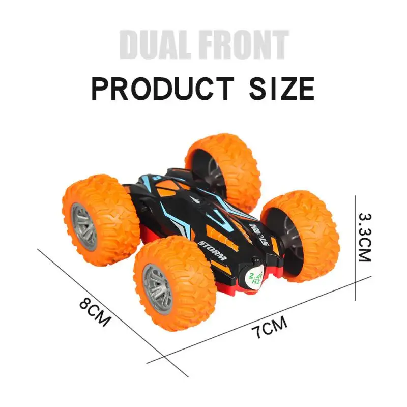 новый 4wd двусторонняя флип rc stunt а