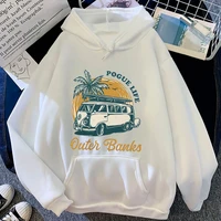 beach sun the outer banks hoodies pogue life women hooded sweatshirts unisex john b print top vintage pulloves two color clothes