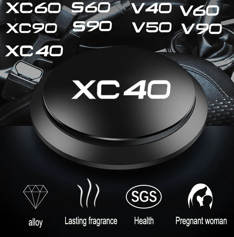 

For among as Volvo xc40 Car Air Freshener Instrument Seat Aromatherapy Car-styling Flavor Car Perfume UFO Shape Scent Decor