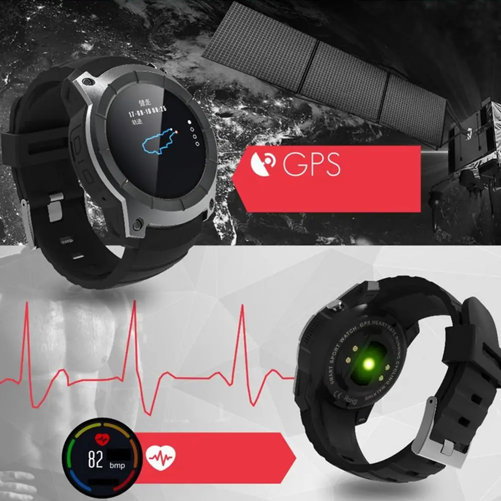 Микро usb умные GPS часы для Android IOS Смарт наручные спортивные мониторинга здоровья